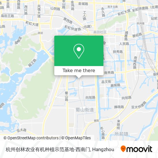 杭州创林农业有机种植示范基地-西南门 map