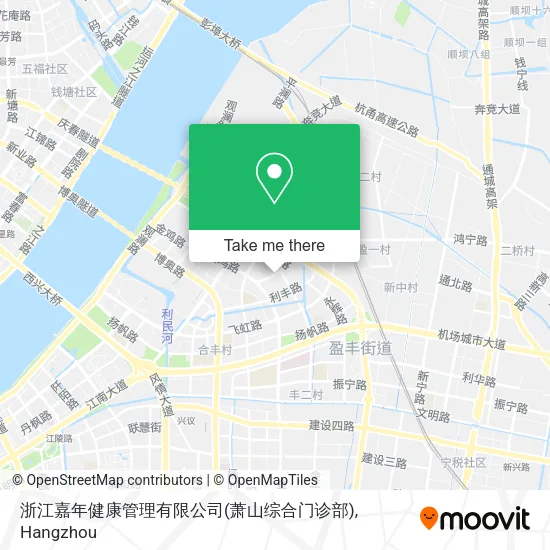 浙江嘉年健康管理有限公司(萧山综合门诊部) map