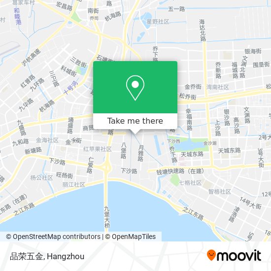 品荣五金 map