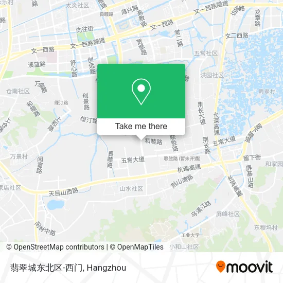 翡翠城东北区-西门 map