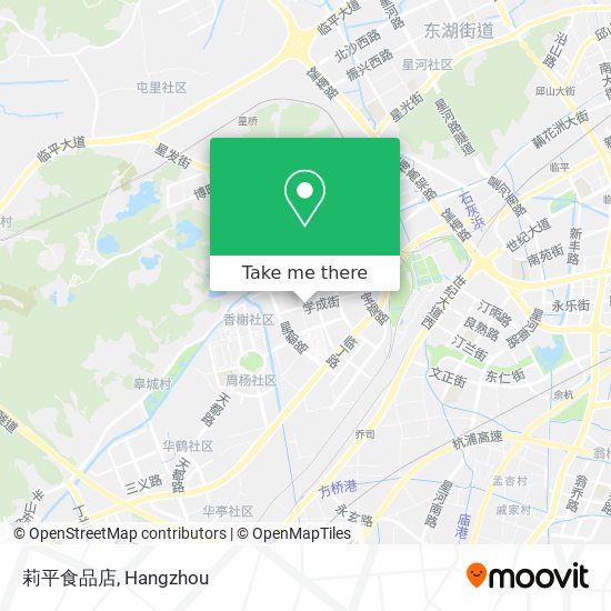 莉平食品店 map