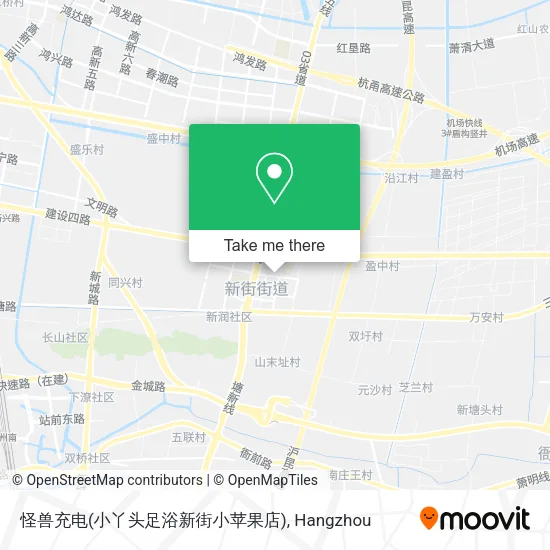 怪兽充电(小丫头足浴新街小苹果店) map