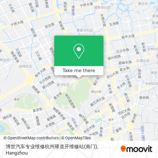 博世汽车专业维修杭州驿道开维修站(南门) map