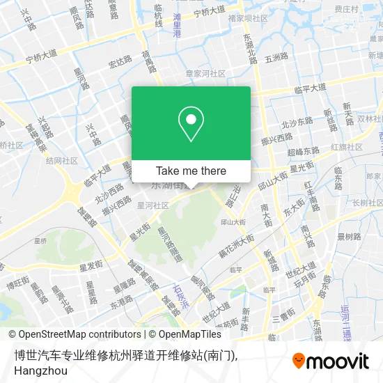 博世汽车专业维修杭州驿道开维修站(南门) map