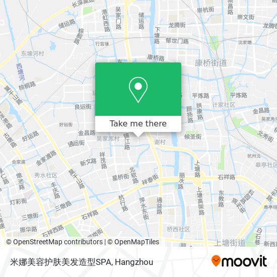 米娜美容护肤美发造型SPA map