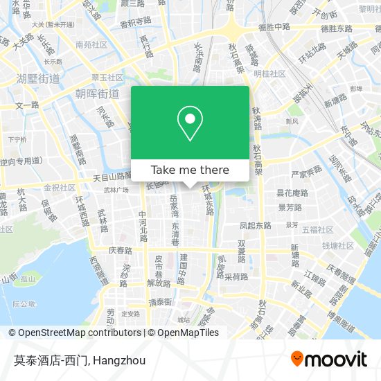莫泰酒店-西门 map