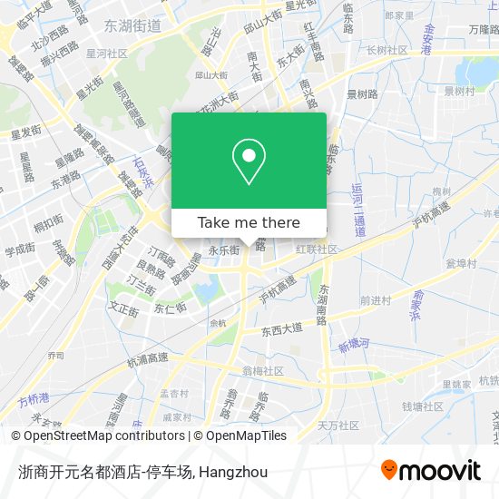 浙商开元名都酒店-停车场 map