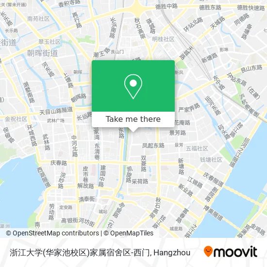 浙江大学(华家池校区)家属宿舍区-西门 map