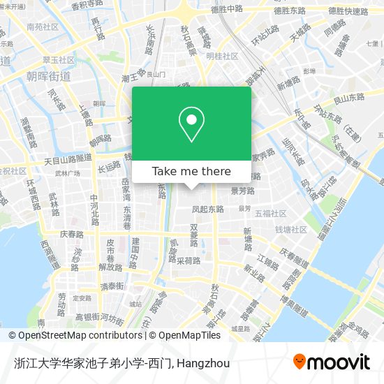 浙江大学华家池子弟小学-西门 map