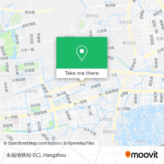 永福地铁站-D口 map