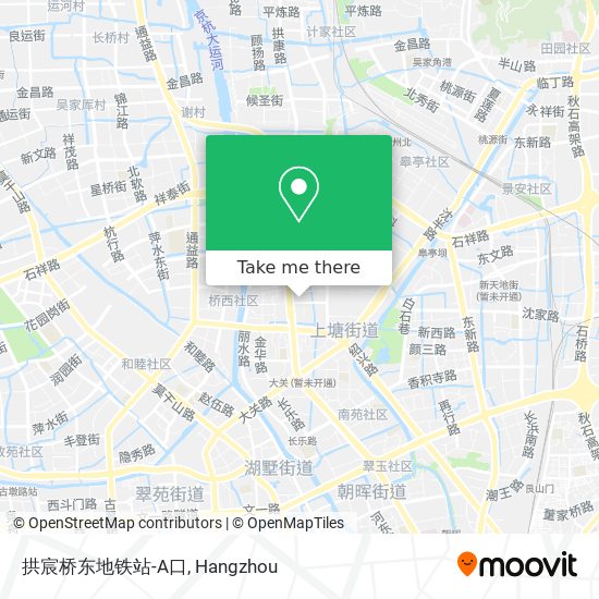 拱宸桥东地铁站-A口 map