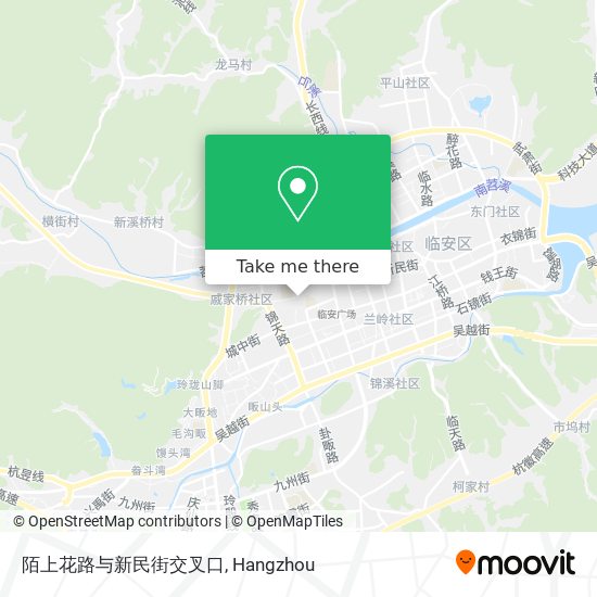 陌上花路与新民街交叉口 map