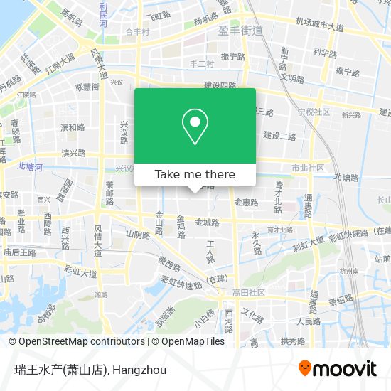 瑞王水产(萧山店) map