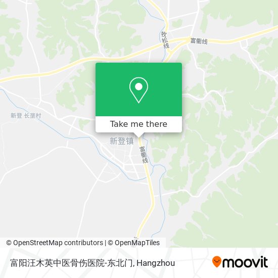 富阳汪木英中医骨伤医院-东北门 map