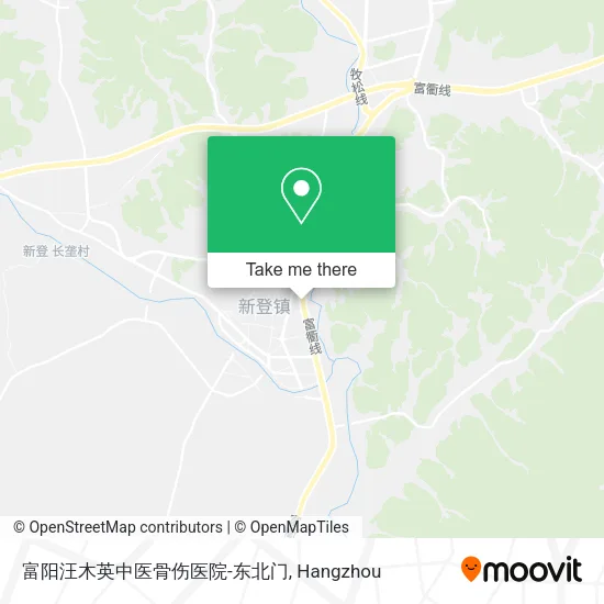 富阳汪木英中医骨伤医院-东北门 map