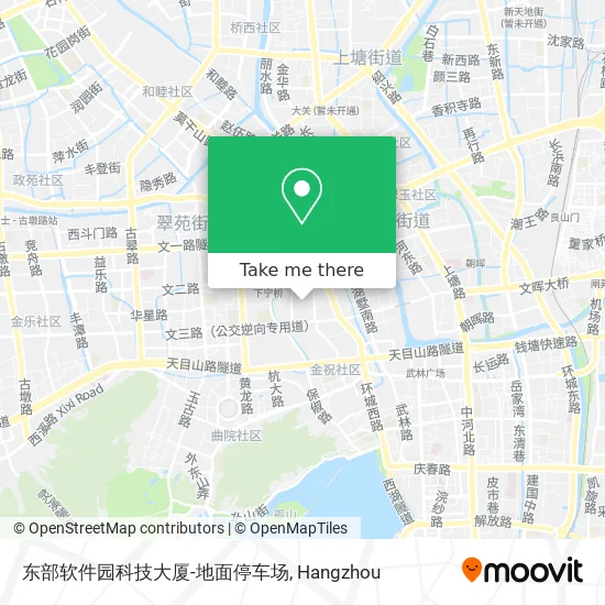 东部软件园科技大厦-地面停车场 map