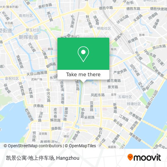 凯景公寓-地上停车场 map