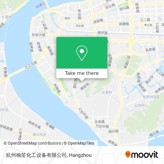 杭州翰笙化工设备有限公司 map