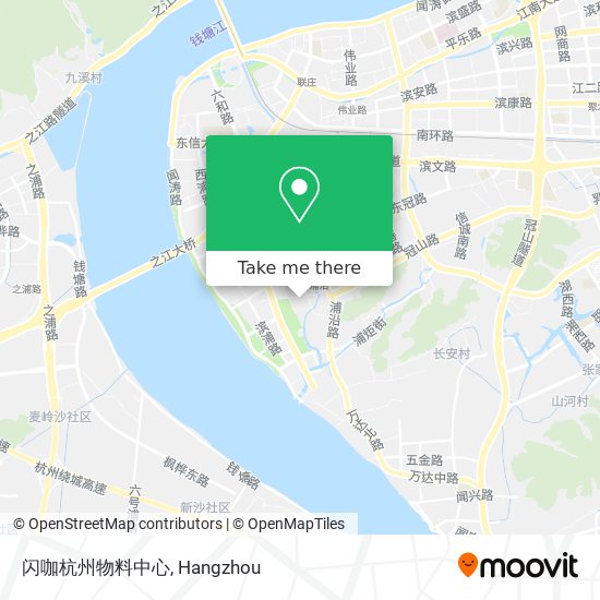 闪咖杭州物料中心 map