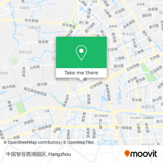 中国智谷西湖园区 map