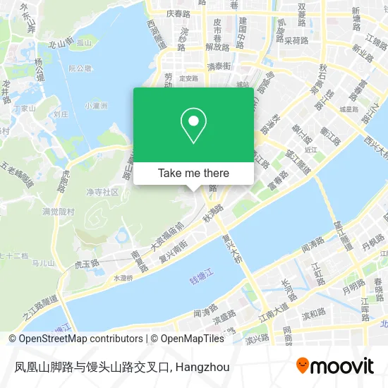 凤凰山脚路与馒头山路交叉口 map