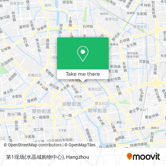 第1现场(水晶城购物中心) map