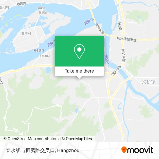 春永线与振腾路交叉口 map