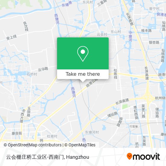 云会栅庄桥工业区-西南门 map