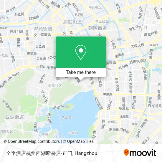 全季酒店杭州西湖断桥店-正门 map