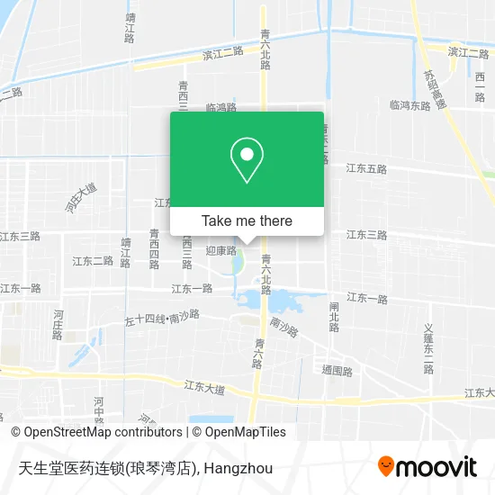 天生堂医药连锁(琅琴湾店) map