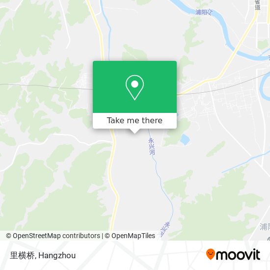 里横桥 map