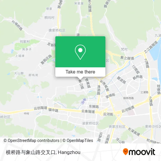 横桥路与象山路交叉口 map