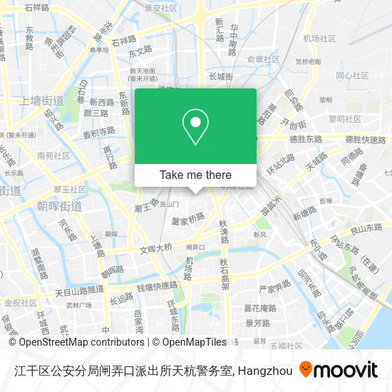 江干区公安分局闸弄口派出所天杭警务室 map