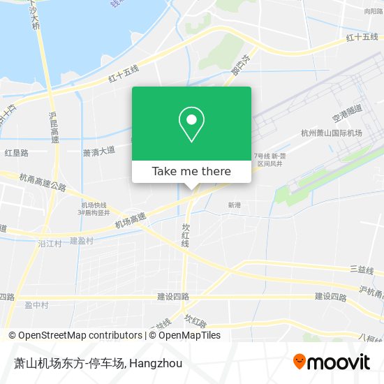萧山机场东方-停车场 map
