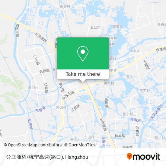 分庄漾桥/杭宁高速(路口) map