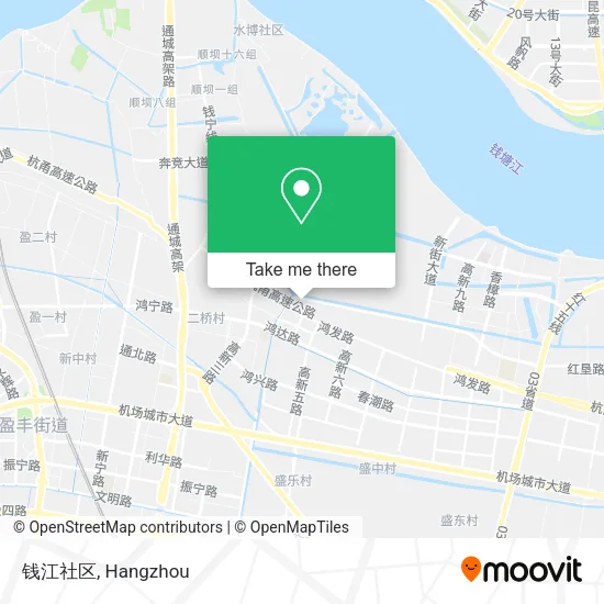 钱江社区 map