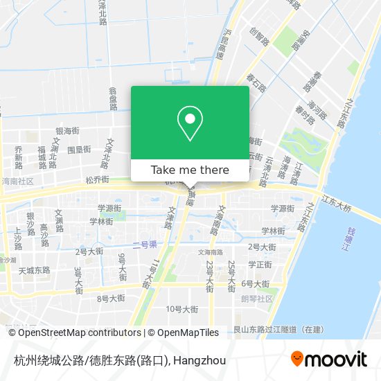 杭州绕城公路/德胜东路(路口) map