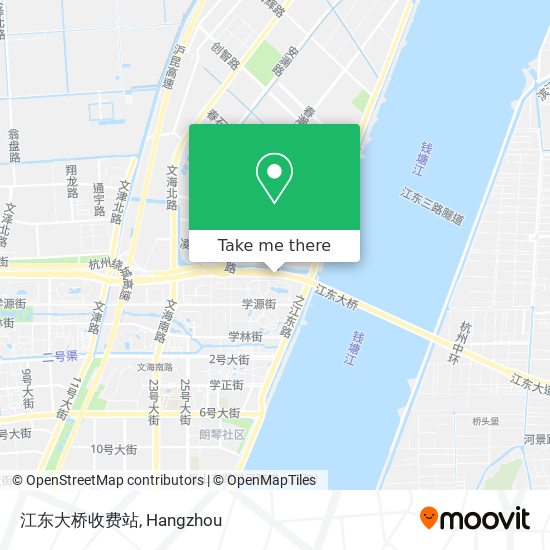 江东大桥收费站 map