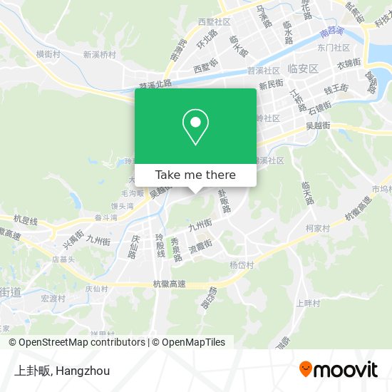 上卦畈 map