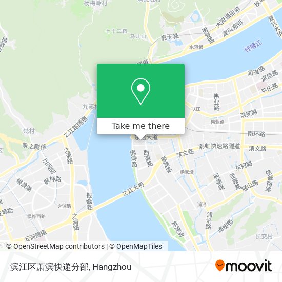 滨江区萧滨快递分部 map