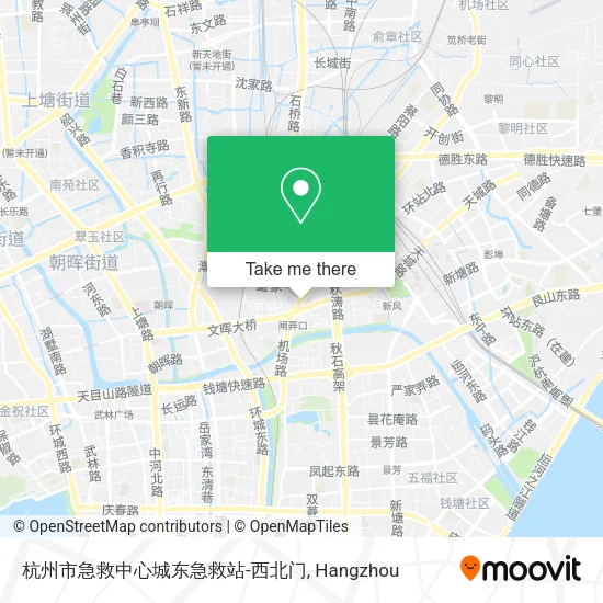 杭州市急救中心城东急救站-西北门 map