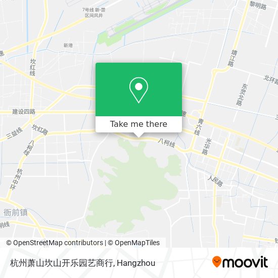 杭州萧山坎山开乐园艺商行 map