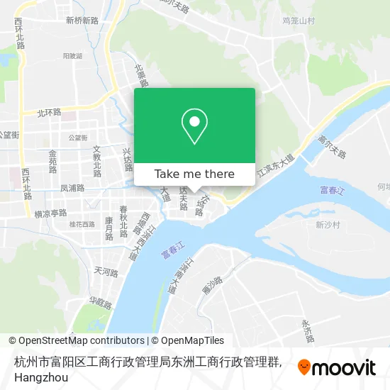 杭州市富阳区工商行政管理局东洲工商行政管理群 map