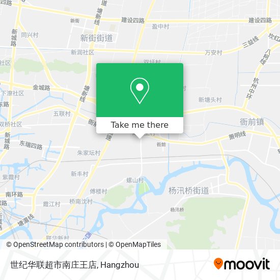 世纪华联超市南庄王店 map
