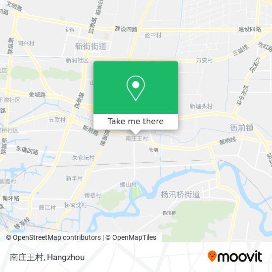 南庄王村 map