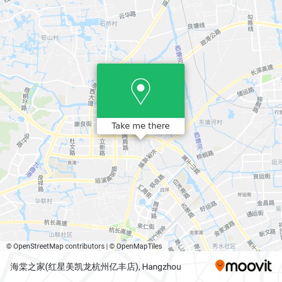 海棠之家(红星美凯龙杭州亿丰店) map