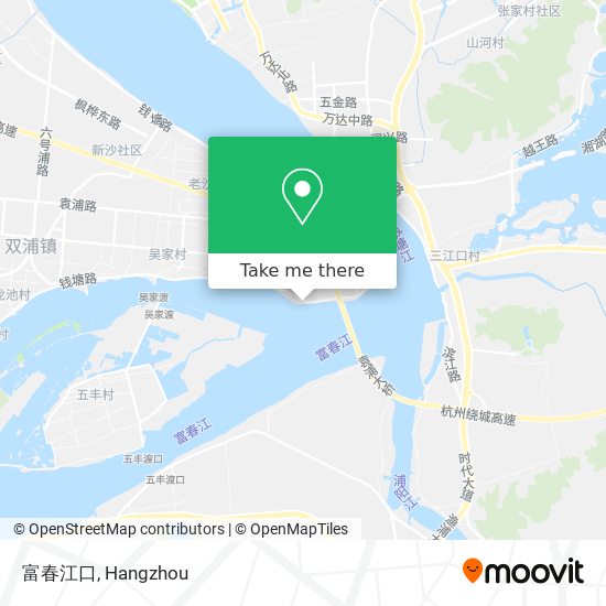 富春江口 map