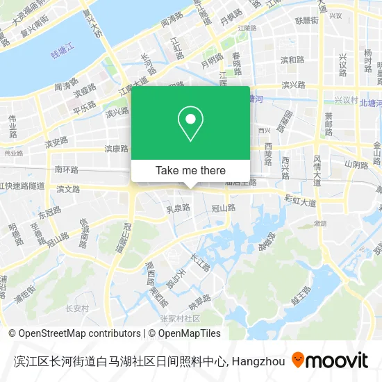 滨江区长河街道白马湖社区日间照料中心 map