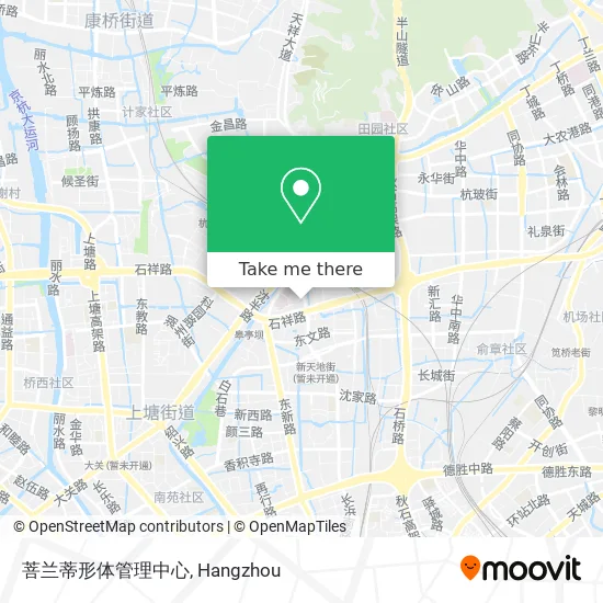 菩兰蒂形体管理中心 map