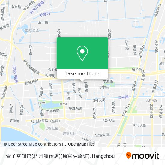盒子空间馆(杭州浙传店)(原富林旅馆) map